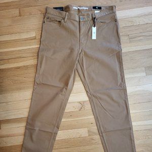 Banana Republic Athletic Traveler Pant 2.0, 36X32, Whiskey Brown, NWT